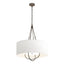 Hubbardton Forge 2019 Bronze Dark Smoke Natural Anna Shade (SF) Loop Pendant