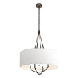 Hubbardton Forge 2019 Bronze Black Natural Anna Shade (SF) Loop Pendant