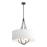 Hubbardton Forge 2019 Bronze Black Natural Anna Shade (SF) Loop Pendant