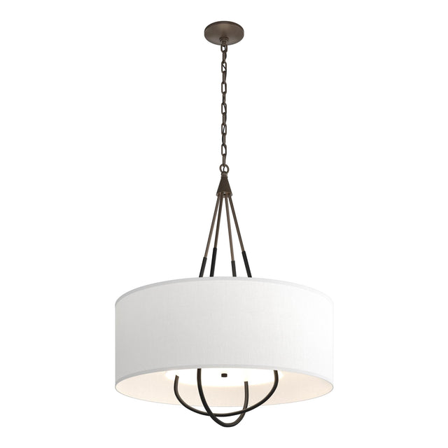 Hubbardton Forge 2019 Bronze Black Natural Anna Shade (SF) Loop Pendant