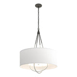 Hubbardton Forge 2019 Natural Iron Vintage Platinum Natural Anna Shade (SF) Loop Pendant