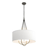 Hubbardton Forge 2019 Natural Iron Soft Gold Natural Anna Shade (SF) Loop Pendant