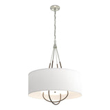 Hubbardton Forge 2019 Sterling Bronze Natural Anna Shade (SF) Loop Pendant