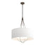 Hubbardton Forge 2019 Bronze Sterling Natural Anna Shade (SF) Loop Pendant