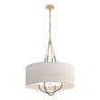 Hubbardton Forge 2019 Modern Brass Bronze Flax Shade (SE) Loop Pendant
