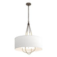 Hubbardton Forge 2019 Bronze Modern Brass Natural Anna Shade (SF) Loop Pendant
