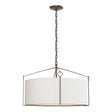 Hubbardton Forge 2019 Bronze Natural Anna Shade (SF) Bow Pendant