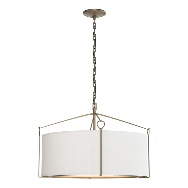 Hubbardton Forge 2019 Soft Gold Natural Anna Shade (SF) Bow Pendant