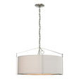 Hubbardton Forge 2019 Sterling Flax Shade (SE) Bow Pendant