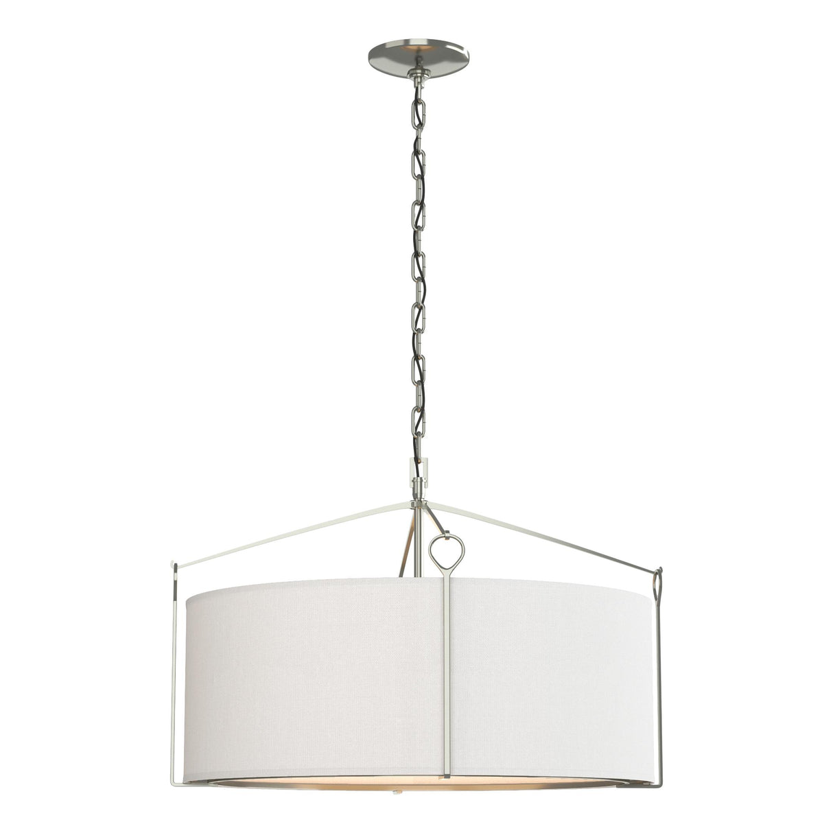 Hubbardton Forge 2019 Sterling Natural Anna Shade (SF) Bow Pendant