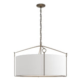 Hubbardton Forge 2019 Bronze Natural Anna Shade (SF) Bow Large Pendant