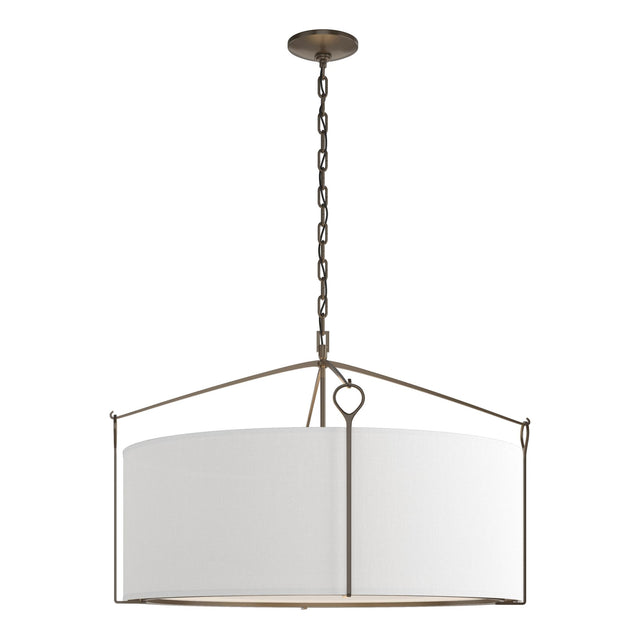 Hubbardton Forge 2019 Bronze Natural Anna Shade (SF) Bow Large Pendant