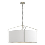 Hubbardton Forge 2019 Vintage Platinum Natural Anna Shade (SF) Bow Large Pendant
