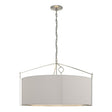 Hubbardton Forge 2019 Sterling Flax Shade (SE) Bow Large Pendant