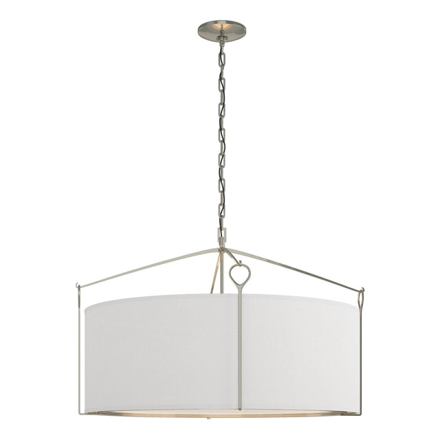 Hubbardton Forge 2019 Sterling Natural Anna Shade (SF) Bow Large Pendant