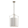 Hubbardton Forge 2019 Soft Gold Flax Shade (SE) Bow Tall Pendant