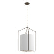 Hubbardton Forge 2019 Bronze Natural Anna Shade (SF) Bow Tall Pendant