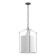Hubbardton Forge 2019 Oil Rubbed Bronze Natural Anna Shade (SF) Bow Tall Pendant