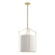 Hubbardton Forge 2019 Modern Brass Flax Shade (SE) Bow Tall Pendant