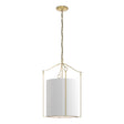 Hubbardton Forge 2019 Modern Brass Natural Anna Shade (SF) Bow Tall Pendant