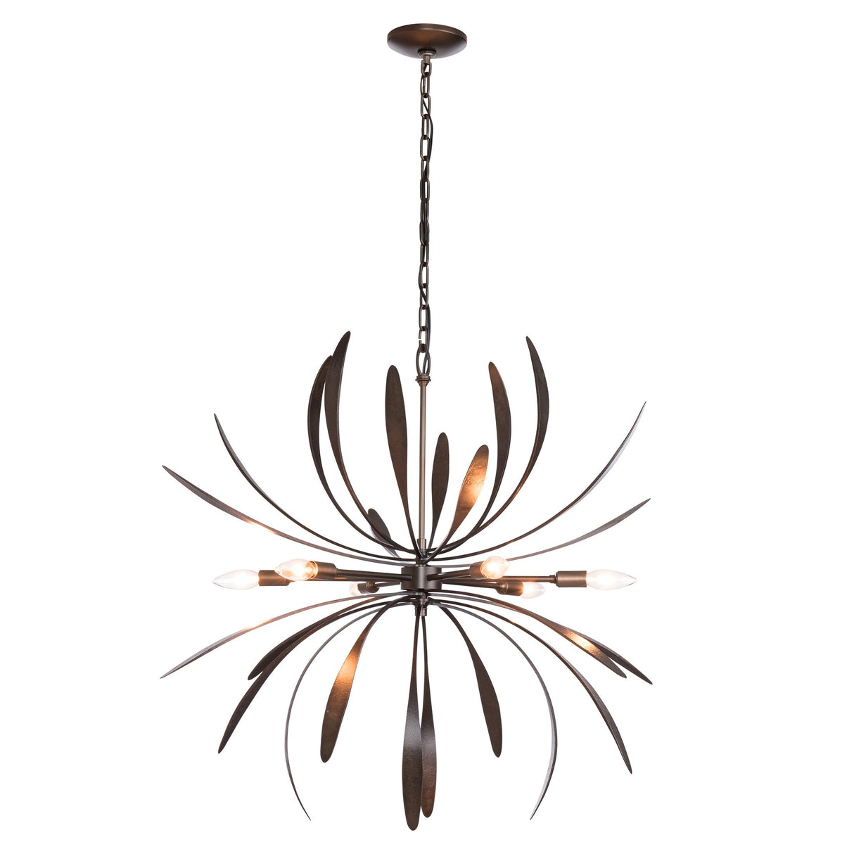 Hubbardton Forge 2019 Dark Smoke Dahlia Chandelier