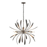 Hubbardton Forge 2019 Natural Iron Dahlia Chandelier