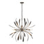 Hubbardton Forge 2019 Natural Iron Dahlia Chandelier