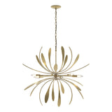Hubbardton Forge 2019 Modern Brass Dahlia Chandelier