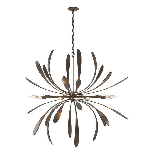 Hubbardton Forge 2019 Bronze Dahlia Large Chandelier