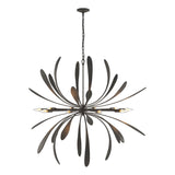 Hubbardton Forge 2019 Natural Iron Dahlia Large Chandelier