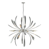 Hubbardton Forge 2019 Vintage Platinum Dahlia Large Chandelier
