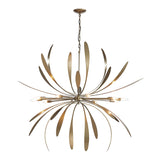 Hubbardton Forge 2019 Soft Gold Dahlia Large Chandelier