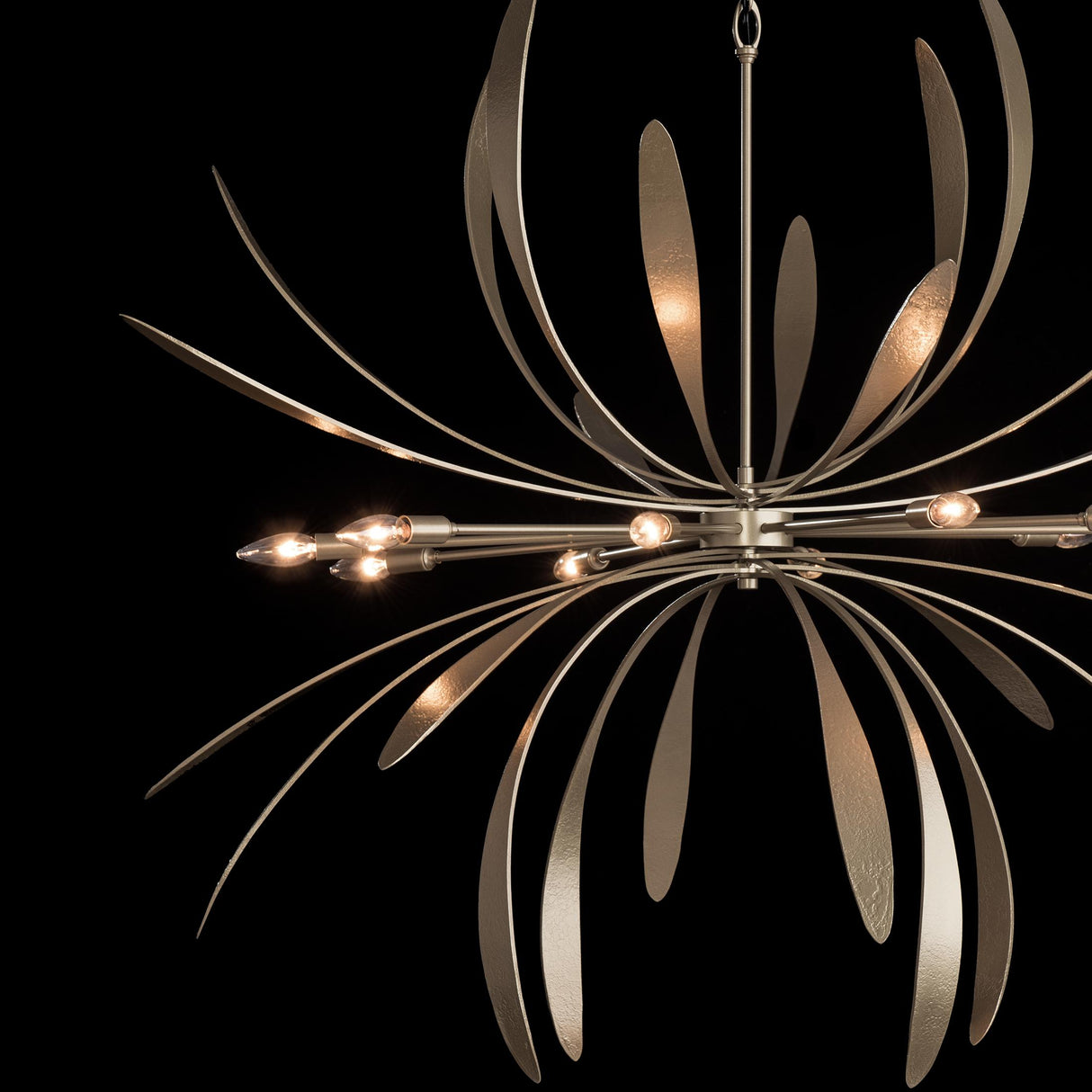Hubbardton Forge 2019 Soft Gold Dahlia Large Chandelier