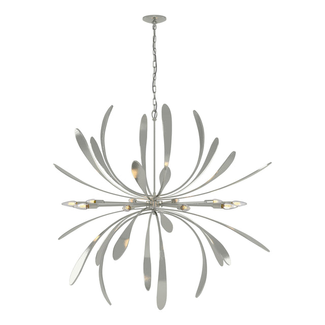 Hubbardton Forge 2019 Sterling Dahlia Large Chandelier