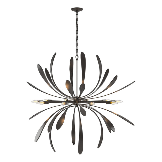 Hubbardton Forge 2019 Oil Rubbed Bronze Dahlia Large Chandelier