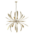 Hubbardton Forge 2019 Modern Brass Dahlia Large Chandelier