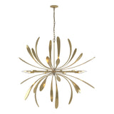 Hubbardton Forge 2019 Modern Brass Dahlia Large Chandelier
