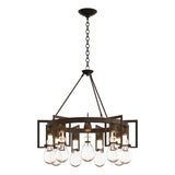 Hubbardton Forge 2019 Bronze Clear Glass (ZM) Apothecary Circular Chandelier