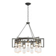 Hubbardton Forge 2019 Vintage Platinum Clear Glass (ZM) Apothecary Circular Chandelier