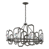 Hubbardton Forge 2018 Dark Smoke Crystal Gatsby Chandelier