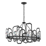Hubbardton Forge 2018 Black Crystal Gatsby Chandelier