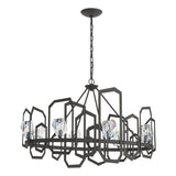 Hubbardton Forge 2018 Natural Iron Crystal Gatsby Chandelier