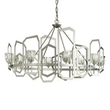 Hubbardton Forge 2018 Vintage Platinum Crystal Gatsby Chandelier