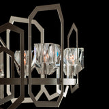 Hubbardton Forge 2018 Vintage Platinum Crystal Gatsby Chandelier