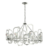 Hubbardton Forge 2018 Sterling Crystal Gatsby Chandelier
