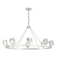 Hubbardton Forge 2022 Sterling Crystal Gatsby 8-Light Chandelier