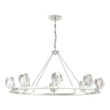 Hubbardton Forge 2022 Sterling Crystal Gatsby 8-Light Chandelier