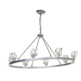 Hubbardton Forge 2022 Sterling Crystal Gatsby 8-Light Chandelier