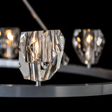Hubbardton Forge 2022 Sterling Crystal Gatsby 8-Light Chandelier