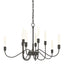 Hubbardton Forge 2014 Dark Smoke Lisse 10 Arm Chandelier